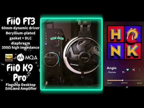 【Sound Demo】FiiO FT3 & FiiO K9 Pro ESS ♪"Angie"_ The Rolling Stones