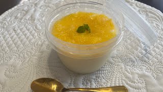 タッパーそのままパンナコッタ/レンジで簡単レシピ