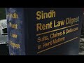 Sindh Rent Laws With Case Law Study English Urdu 2017 Edition RS 1375 2600