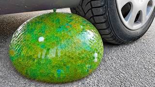 ORBEEZ COCA COLA BALLOON VS CAR, Coca Cola Zero, PowerAde, Fanta, Sprite, Fruko and Mentos Diff Unde