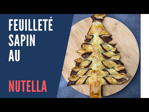 Feuilleté Nutella en forme de Sapin
