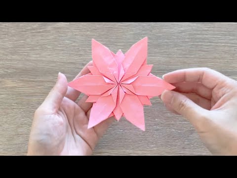 Origami Flower / Christmas Origami Snowflake