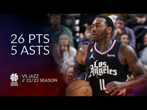 John Wall 26 pts 5 asts vs Jazz 22/23 season
