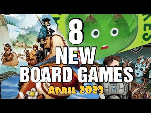 8 New Board Games - Board Game Buys - April 2023