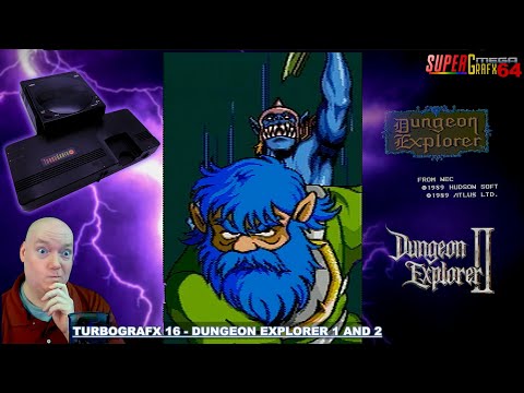 DUNGEON EXPLORER I AND II - TURBOGRAFX/SUPER CDROM - A QUICK LOOK