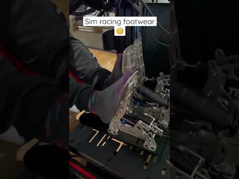 Whats the best Sim Racing footwear? #shorts #simracing #motorsport