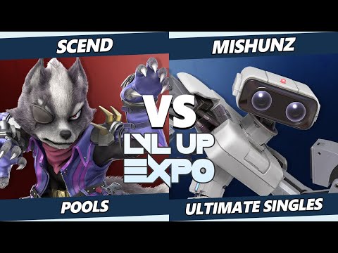 LVL Up Expo 2022 - Scend (Wolf, ROB) Vs. Mishunz (ROB) SSBU Ultimate Tournament