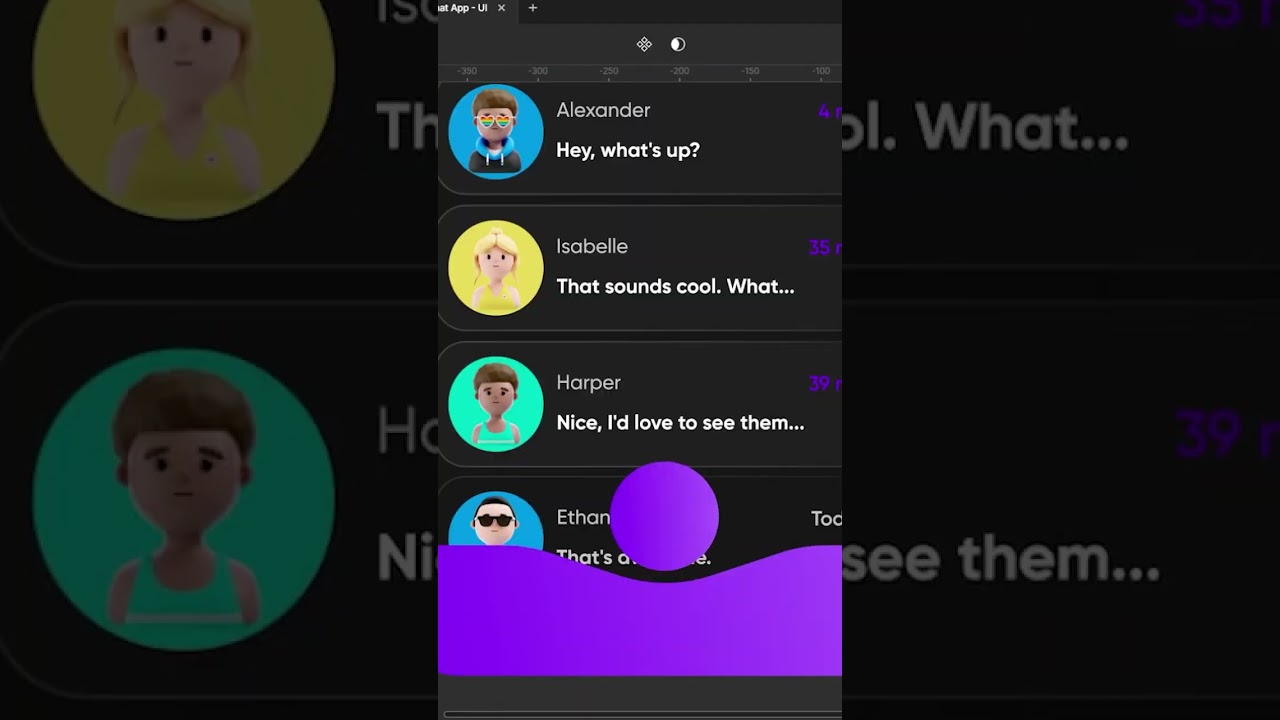 Chat App UI Design - Speed Design