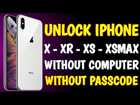 How to unlock iPhone X series Without Computer | How to Remove iPhone Passcode X/Xs/XR/Xs/Max Unlock