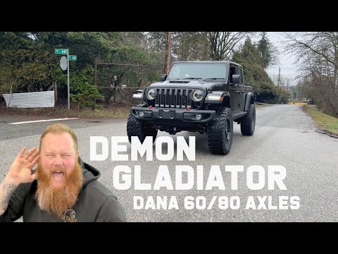 Fastest Truck in Canada? - Demon Jeep Gladiator Rolling on Dana 60/80 Axles and 38s