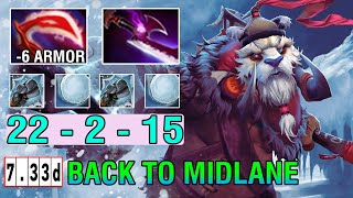 [Tusk] Back To Midlane Vs Void Spirit One Punch Man Desolator + Silver Edge Build Insane DMG Dota2
