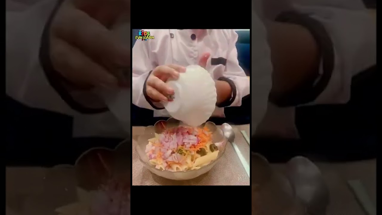 Learn to make Pasta Salad for Kids | Easy cooking | Fun cooking for Kids