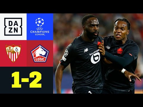 Hart umkämpfter Sieg für Frankreichs Meister: Sevilla - Lille 1:2 | UEFA Champions League | DAZN