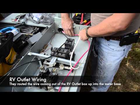 Wiring an RV Power Pole