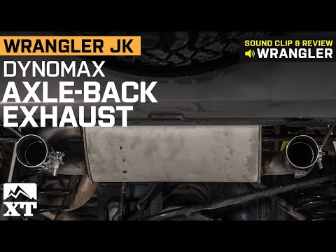 Jeep Wrangler JK Dynomax Super Turbo Axle-Back Exhaust Review & Sound Clip