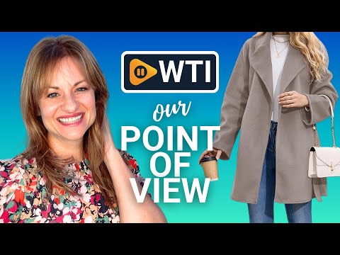 Women's Wool Blend Coat with Pockets Mid-Long Winter Overcoat - WTI product video review
