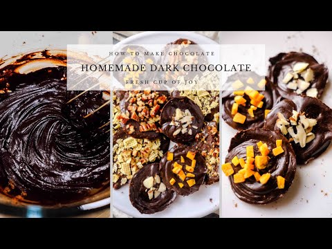 How to Make Chocolate At Home | Homemade Dark Chocolate