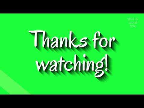 How to say "kuredjian's"! (High Quality Voices)