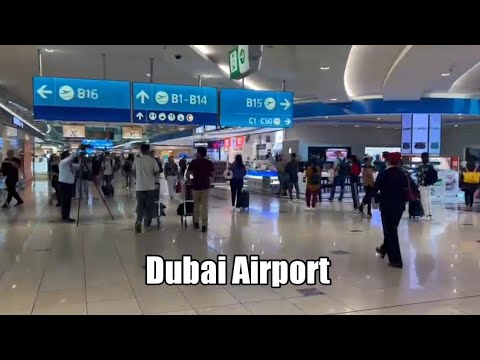Dubai International Airport Terminal 3 | Walk Through At Dubai Airport