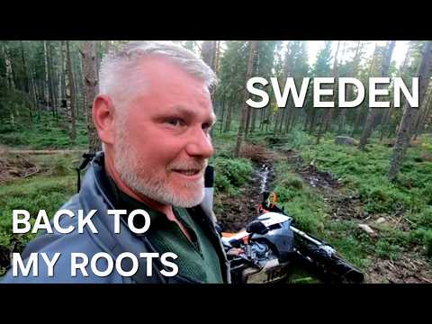 Trans Sweden Trail - A Solo Motorcycle Hammock Camping Adventure - Long Movie