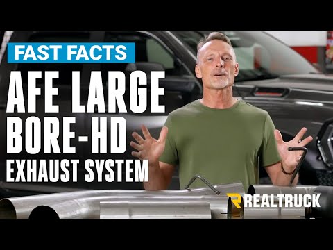 aFe Large Bore HD Exhaust System on a 2020 Ram 2500