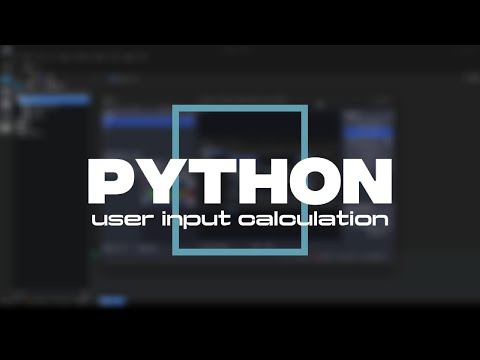 Python User Input Calculation Ep 004 Learning Python Personal Challenge