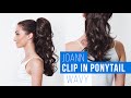 Joan Clip In Ponytail Tutorial