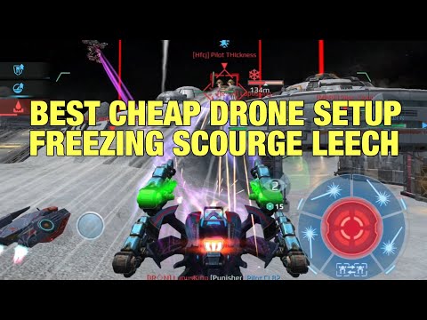 Best Cheap Drone Setup: Scourge Leech Gets Freeze Ability! | War Robots Gameplay Champion League F2P