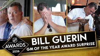 Bill Guerin surprised with Jim Gregory GM of the Year Award