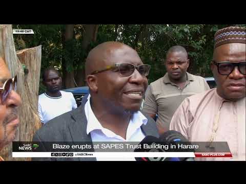 Blaze Erupts at SAPES Trust Building in Harare