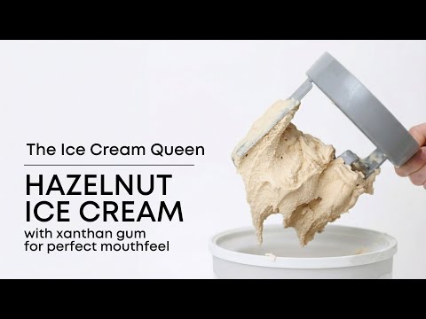 Hazelnut Ice Cream | with xanthan gum