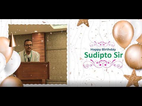 Happy Birthday Sudipto Sir! 🎂 🥳