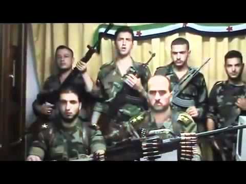 انشقاق الملازم أول فادي محمد فرزات مع عدد من العناصر من مرتبات إدارة السيطرة لواء التأمين الإلكتروني الأول الكتيبة 613 وانضمامهم إلى الجيش السوري الحر