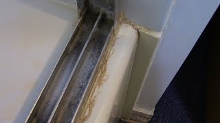 How to Clean Shower Door Frame & Tracks w/ Quick-Glo