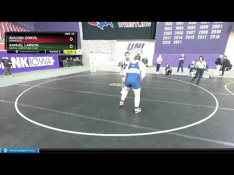285 Lbs Cons. Semi - Avaugn Dorvil, Minnesota Vs Samuel Larson, MATPAC Wrestling Club B180