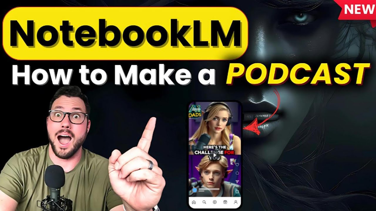 Notebooklm Podcast (How to Make a video podcast with Notebooklm)
