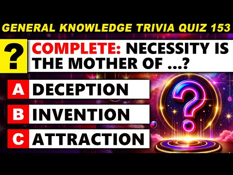 Test Your Genius - Can You Pass This Quiz? Ultimate General Knowledge Trivia Quiz 153