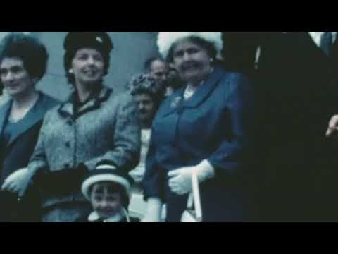 Historic footage of HM Queen Elizabeth II visit to Swansea in 1965 (Welsh)