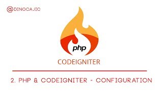 Download the video "2. PHP & CodeIgniter - Seting up CodeIgniter"