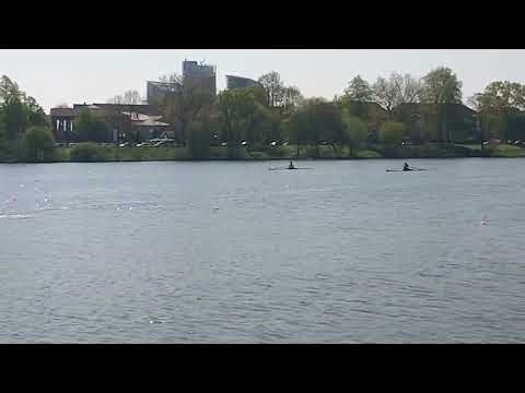 20220424 - Aaseeregatta Münster, Martin Beuth gewinnt zweites 1000m Rennen