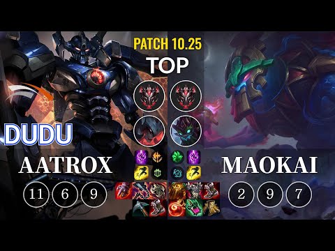 HLE DuDu Aatrox vs Maokai Top - KR Patch 10.25