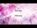 Wonder - Hillsong lyrics