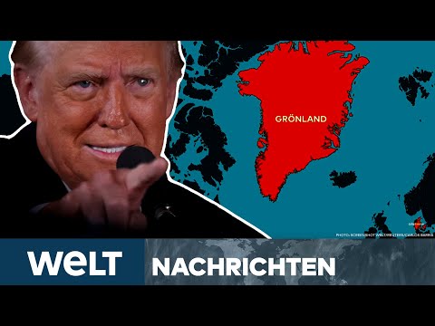 USA: Paukenschlag! Grönland? Künftiger Präsident Trump schließt Militäreinsatz nicht aus! I STREAM