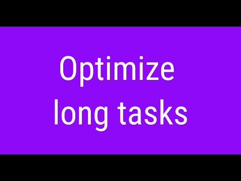 Reading Web.dev - Optimize Long Tasks  | JSer - learning JavaScript