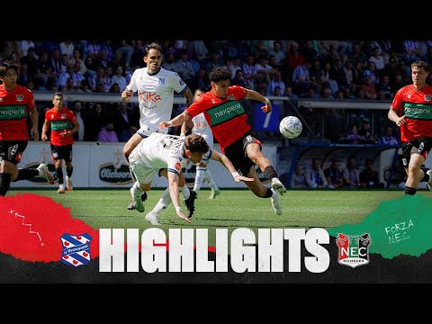 N.E.C. loses away to SC Heerenveen | Highlights #HEENEC
