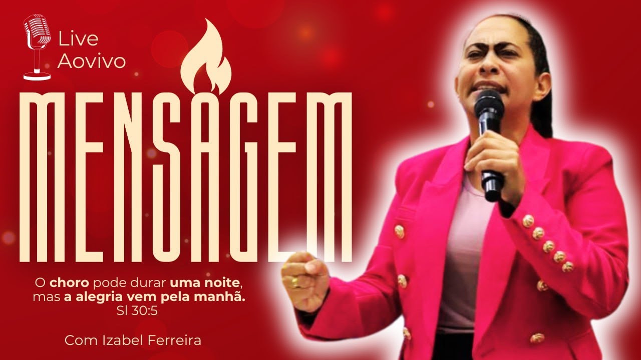 24/12/2024 - PREGAÇÃO COM  IZABEL FERREIRA | EZEQUIEL 37:1
