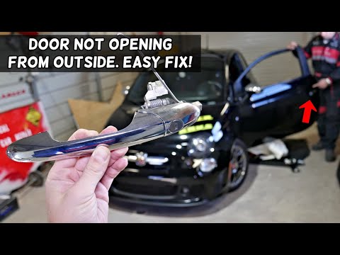 FIAT 500 DOOR DOES NOT OPEN FROM OUTSIDE FIX