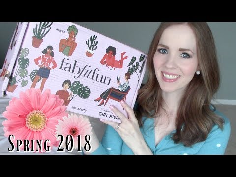 FabFitFun Spring Box UNBOXING 2018  🌸 Get $300 in Products for Under $40!!! Video