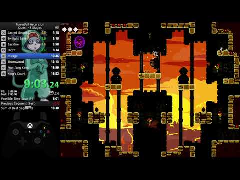 TowerFall Ascension : Any % Quest 8-Stages (normal) [WR] 16/03/2021