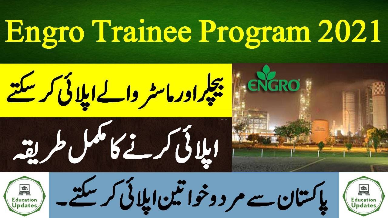 Engro Internship Program 2021 | Apply Online | By Education Updates